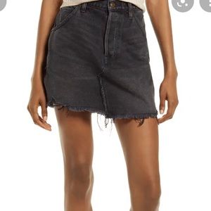 Free People Brea Cut Off Skirt